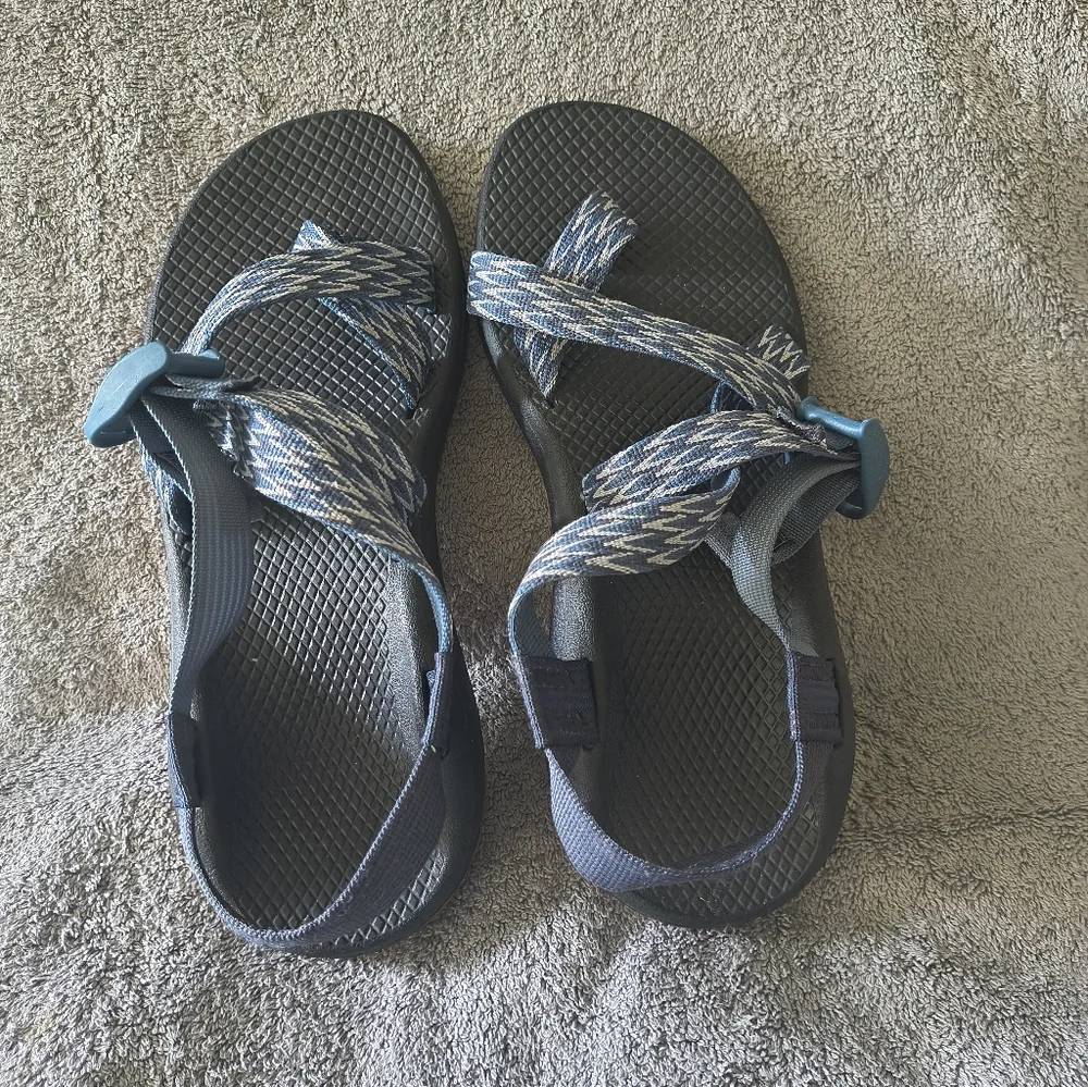 Chaco Womens Sandals Blue White Size 9 Activewear - Picture 5 of 12